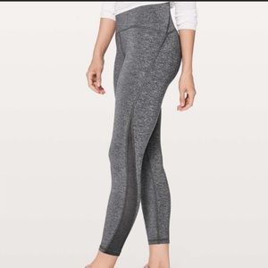 Lululemon Train Times 27” grey leggings Size 6
